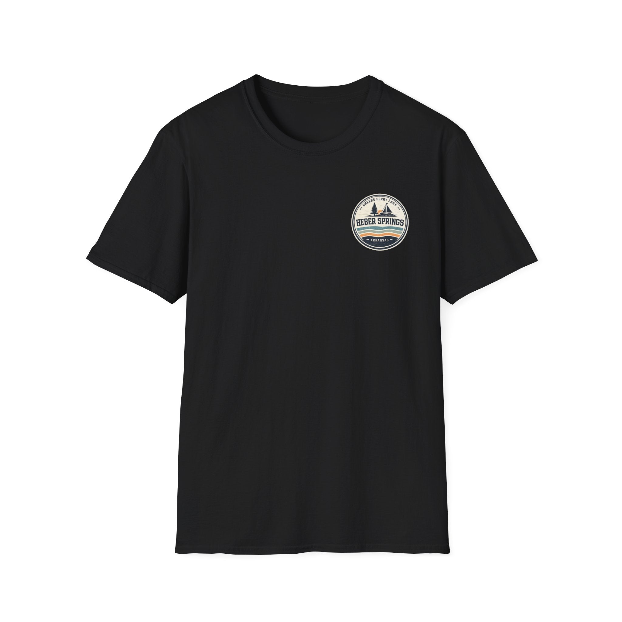 Heber Springs Vintage Mountain Badge T-Shirt