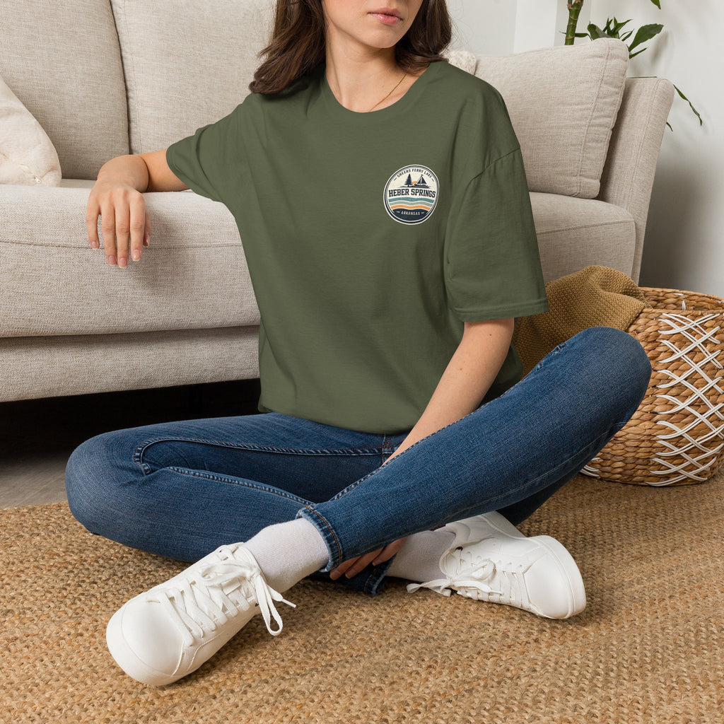 Heber Springs Vintage Mountain Badge T-Shirt