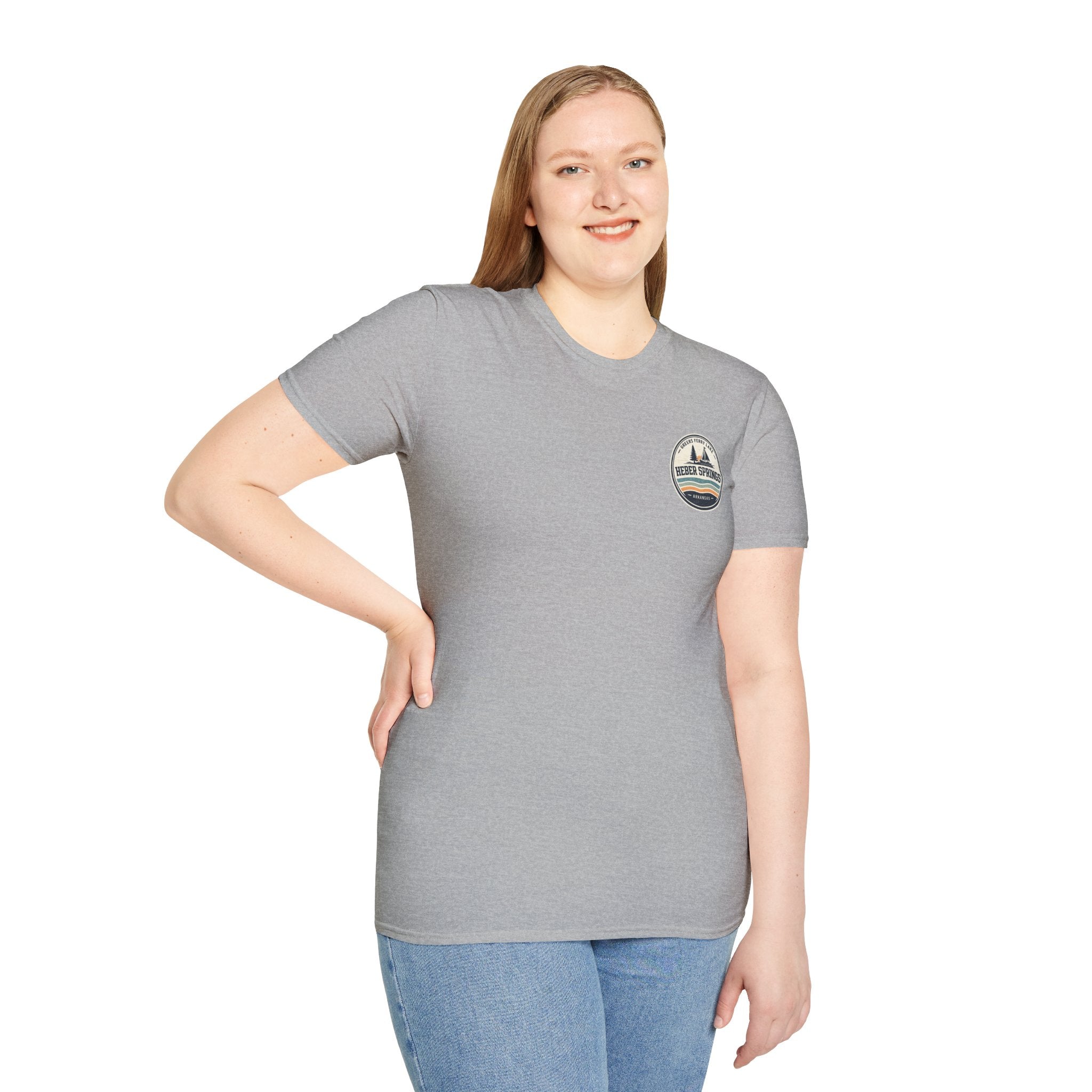 Heber Springs Vintage Mountain Badge T-Shirt
