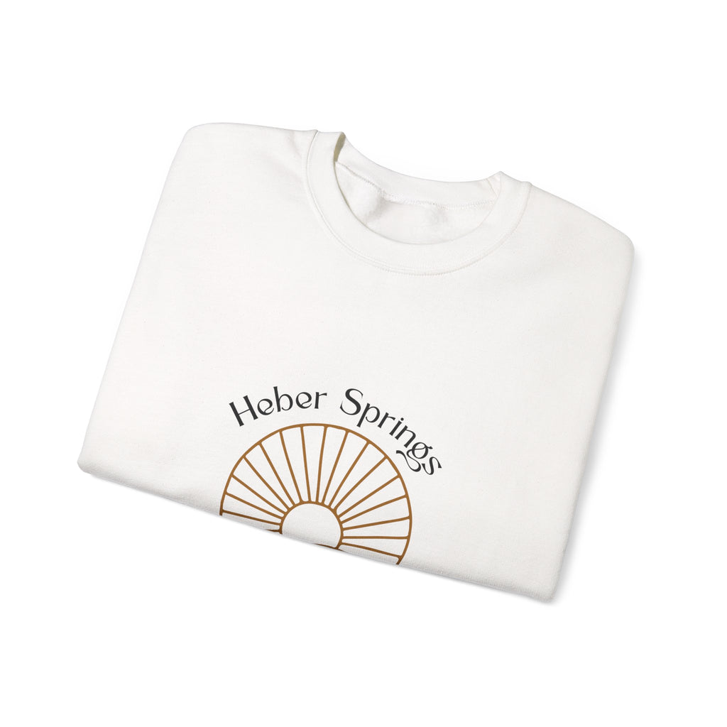 Heber Springs Arkansas Sunrise Crewneck Sweatshirt