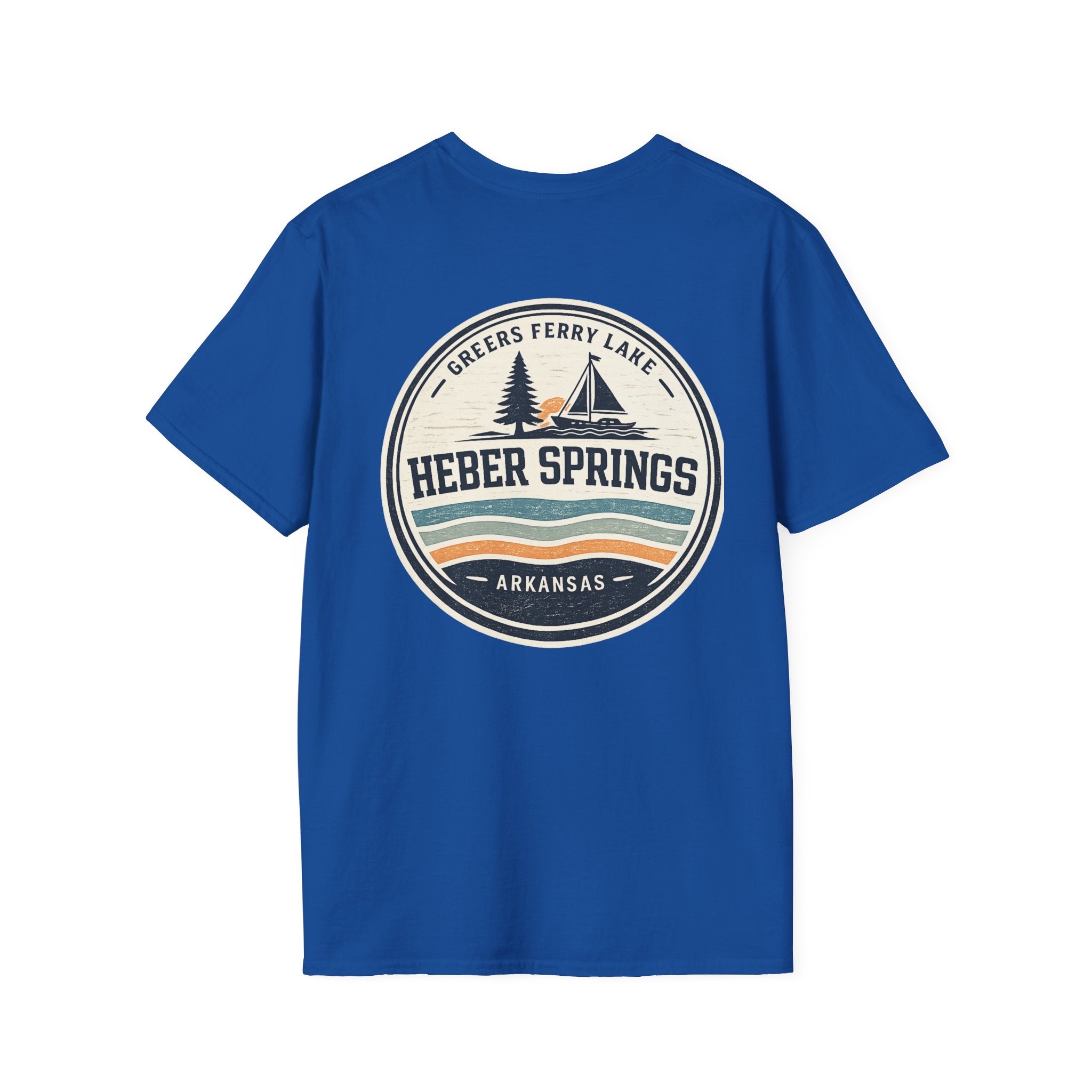 Heber Springs Vintage Mountain Badge T-Shirt