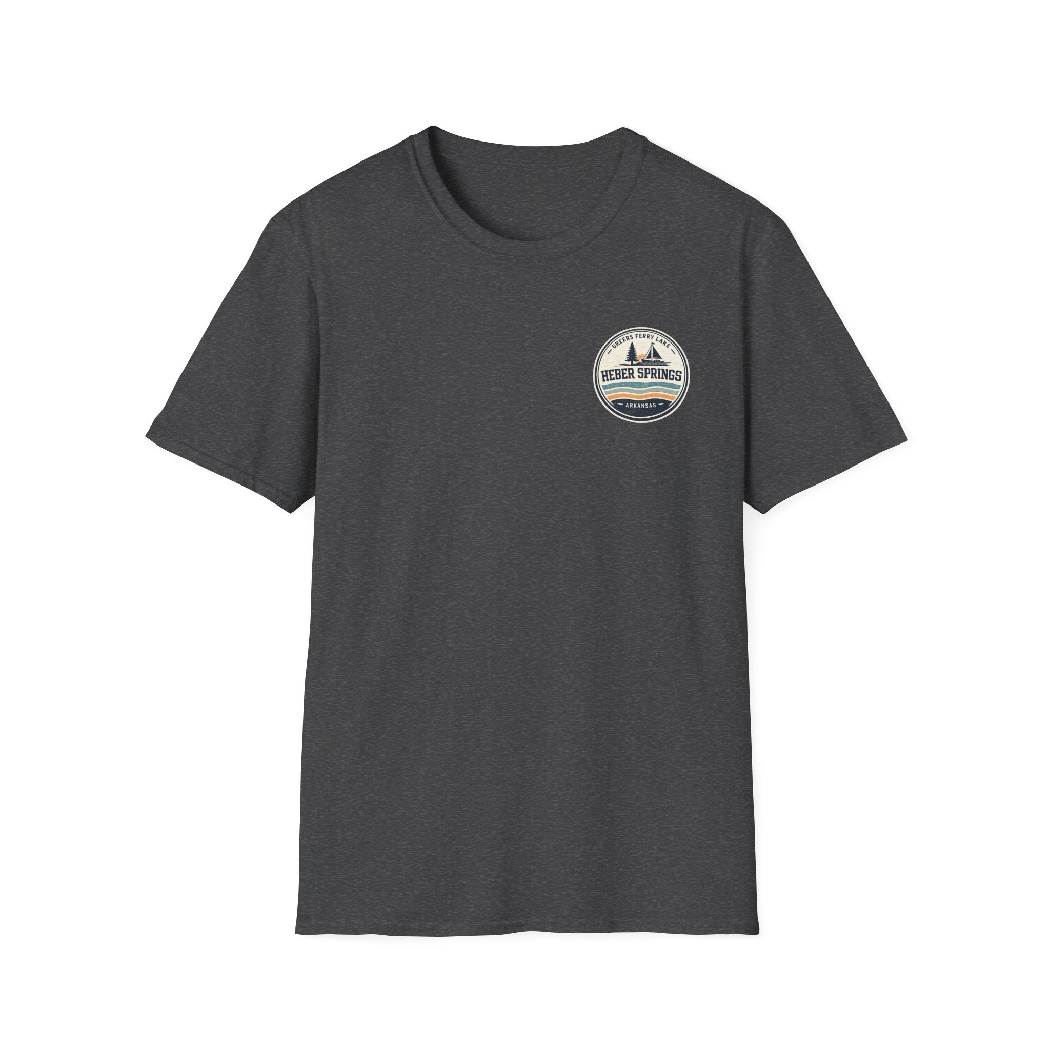 Heber Springs Vintage Mountain Badge T-Shirt