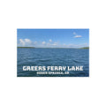 Greers Ferry Lake Outdoor Rug – Heber Springs, AR Scenic Lake View Doormat