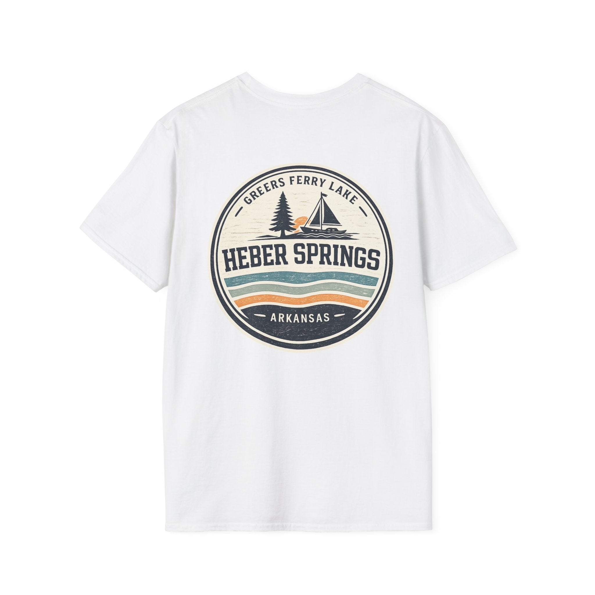 Heber Springs Vintage Mountain Badge T-Shirt