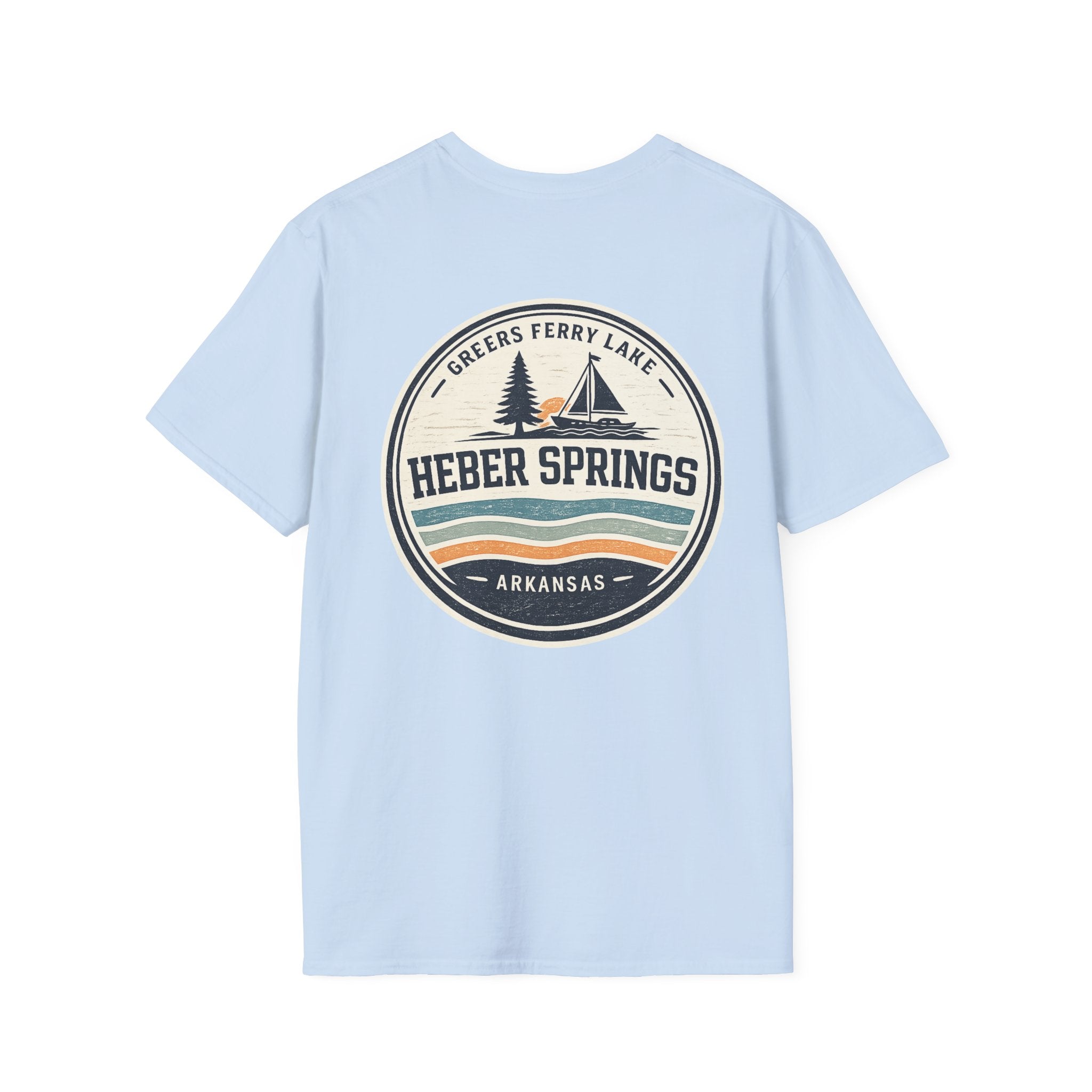 Heber Springs Vintage Mountain Badge T-Shirt