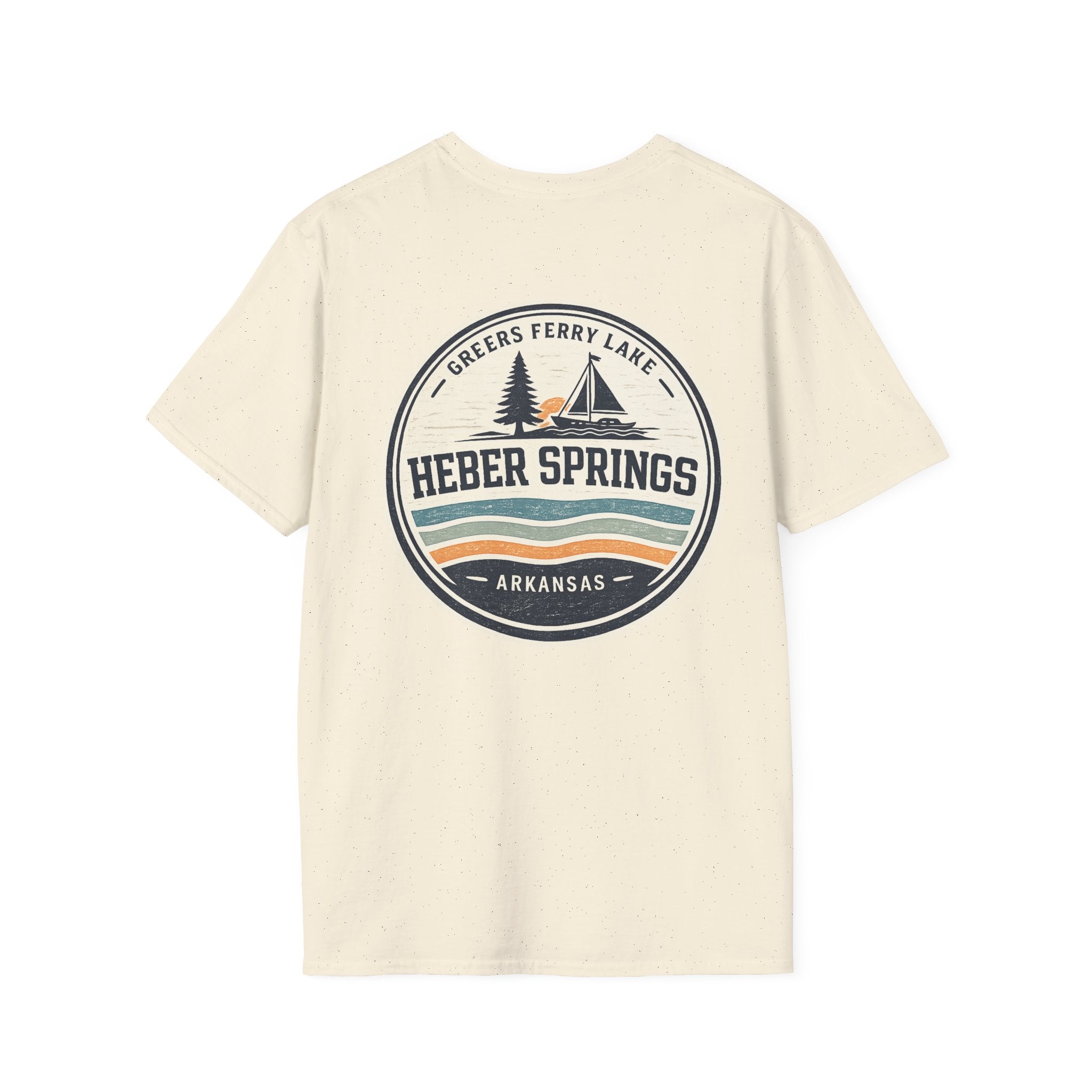 Heber Springs Vintage Mountain Badge T-Shirt