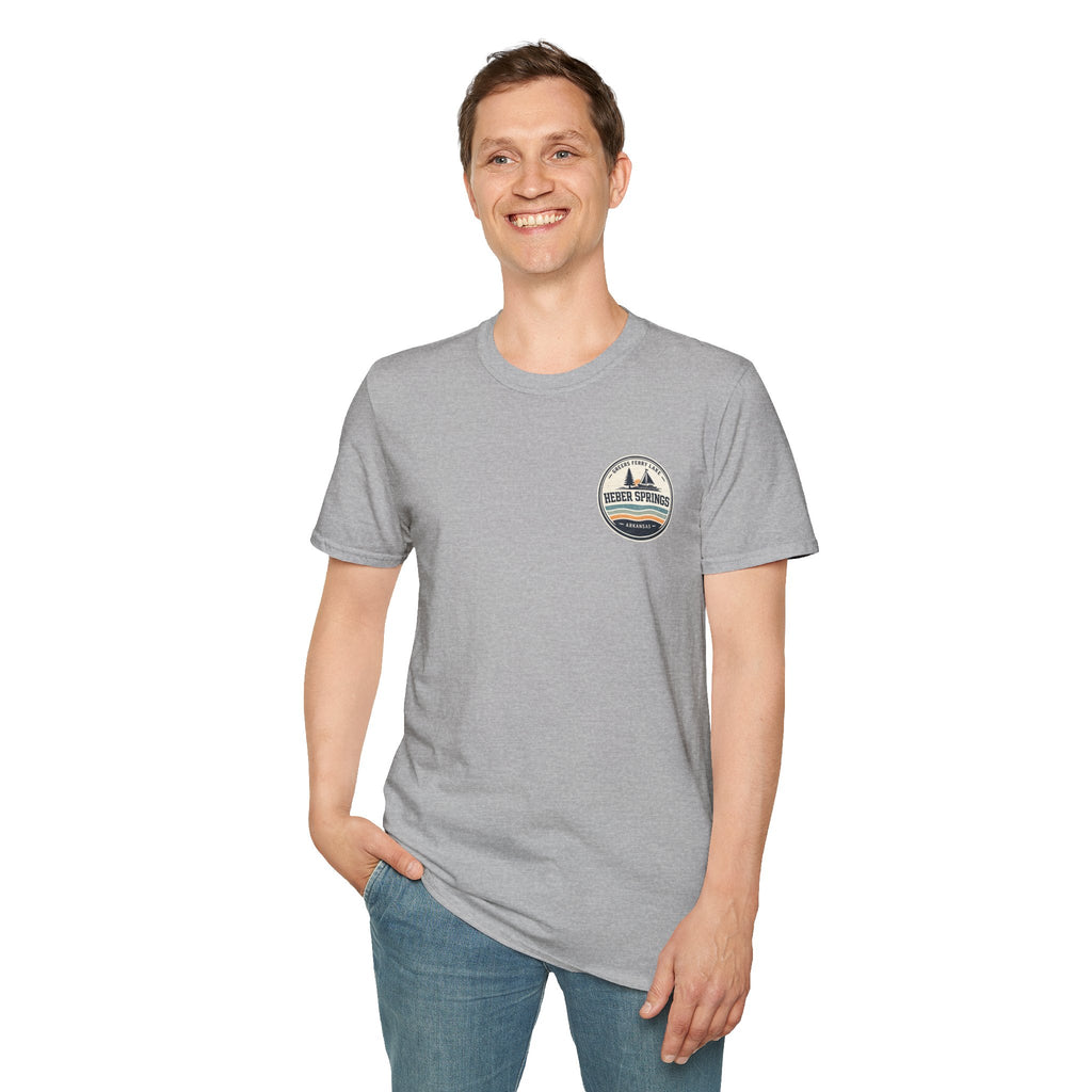 Heber Springs Vintage Mountain Badge T-Shirt