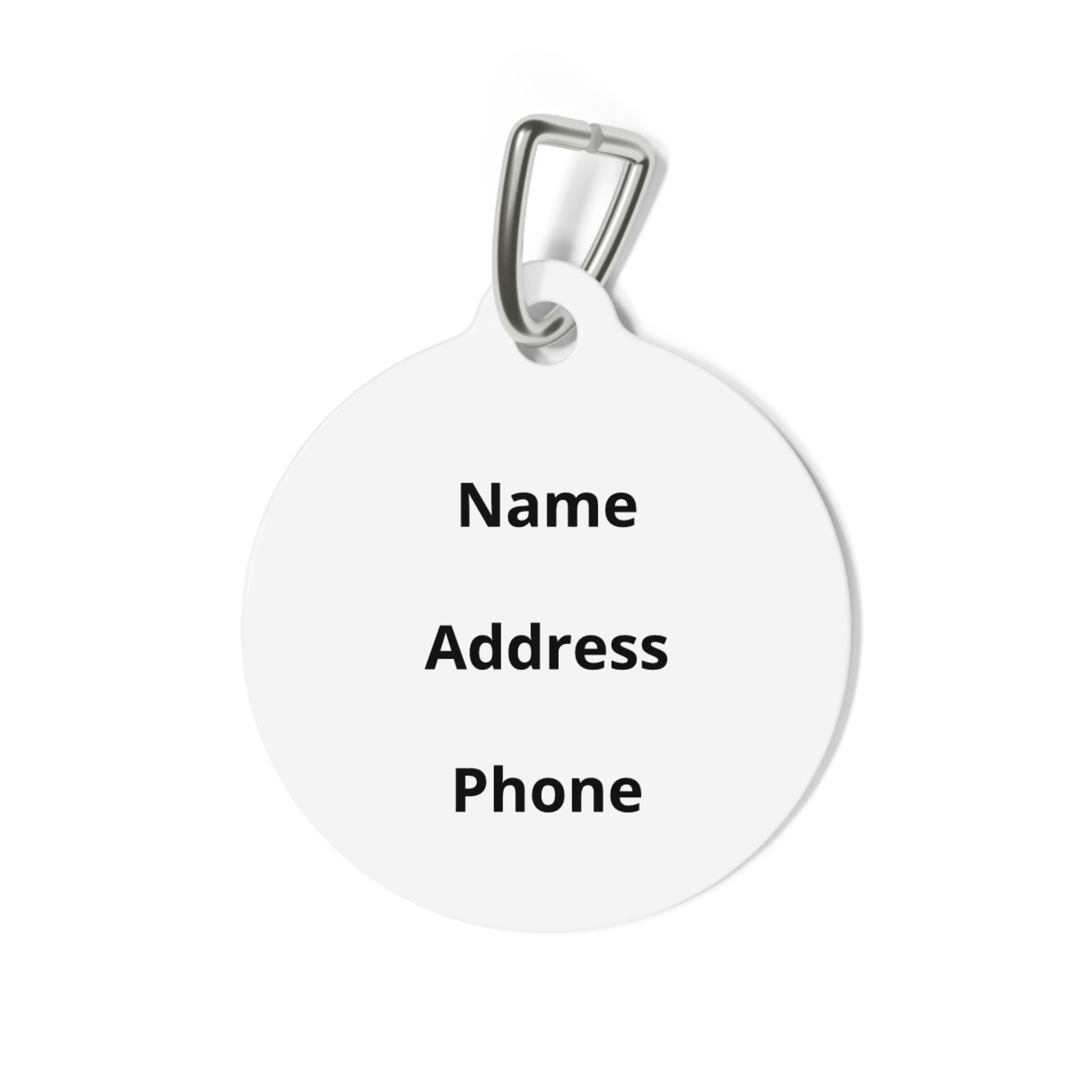 Fishing Logo Pet Tag — "Little Red River, Heber Springs, AR" Personalized Dog/Cat ID Tag