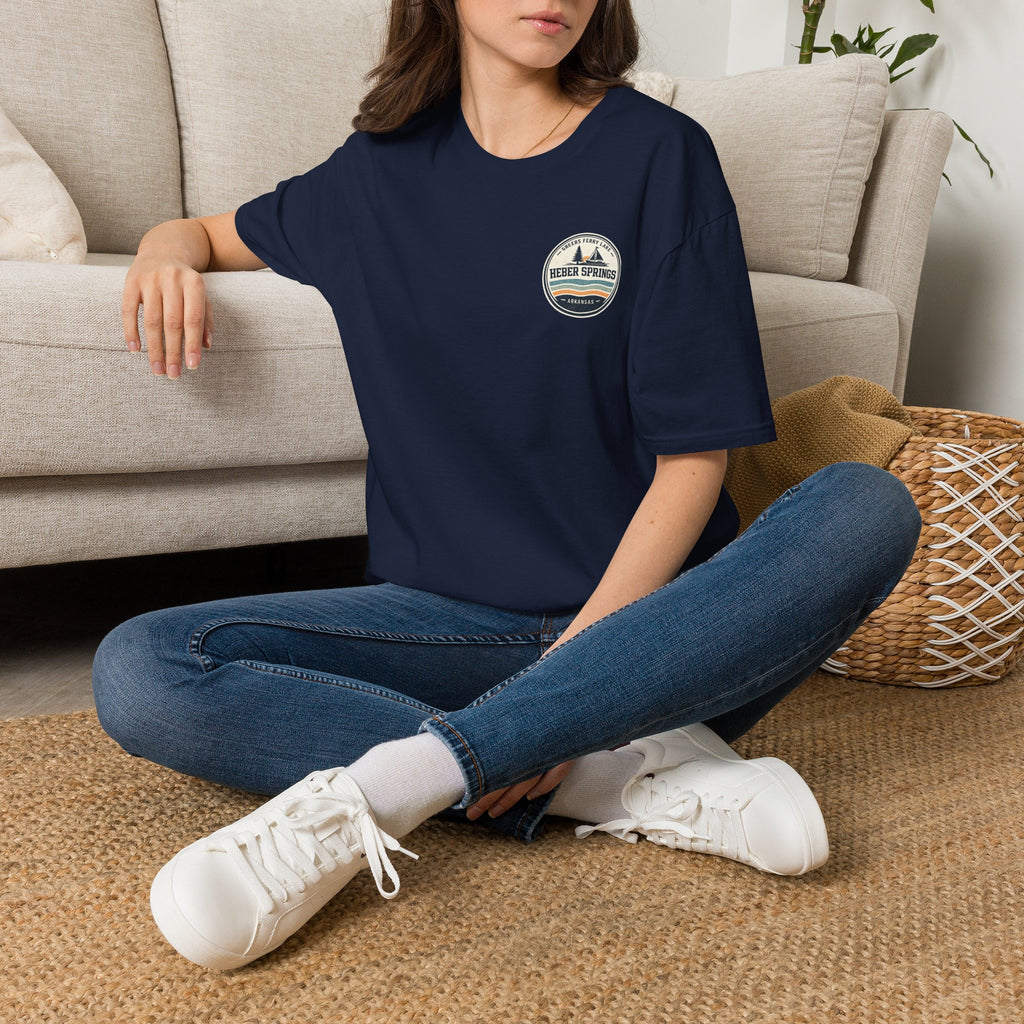 Heber Springs Vintage Mountain Badge T-Shirt