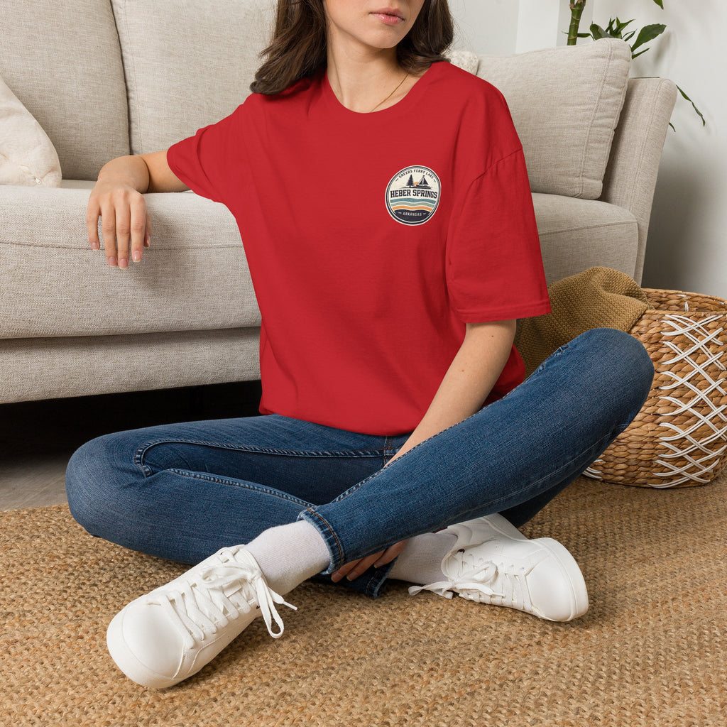 Heber Springs Vintage Mountain Badge T-Shirt