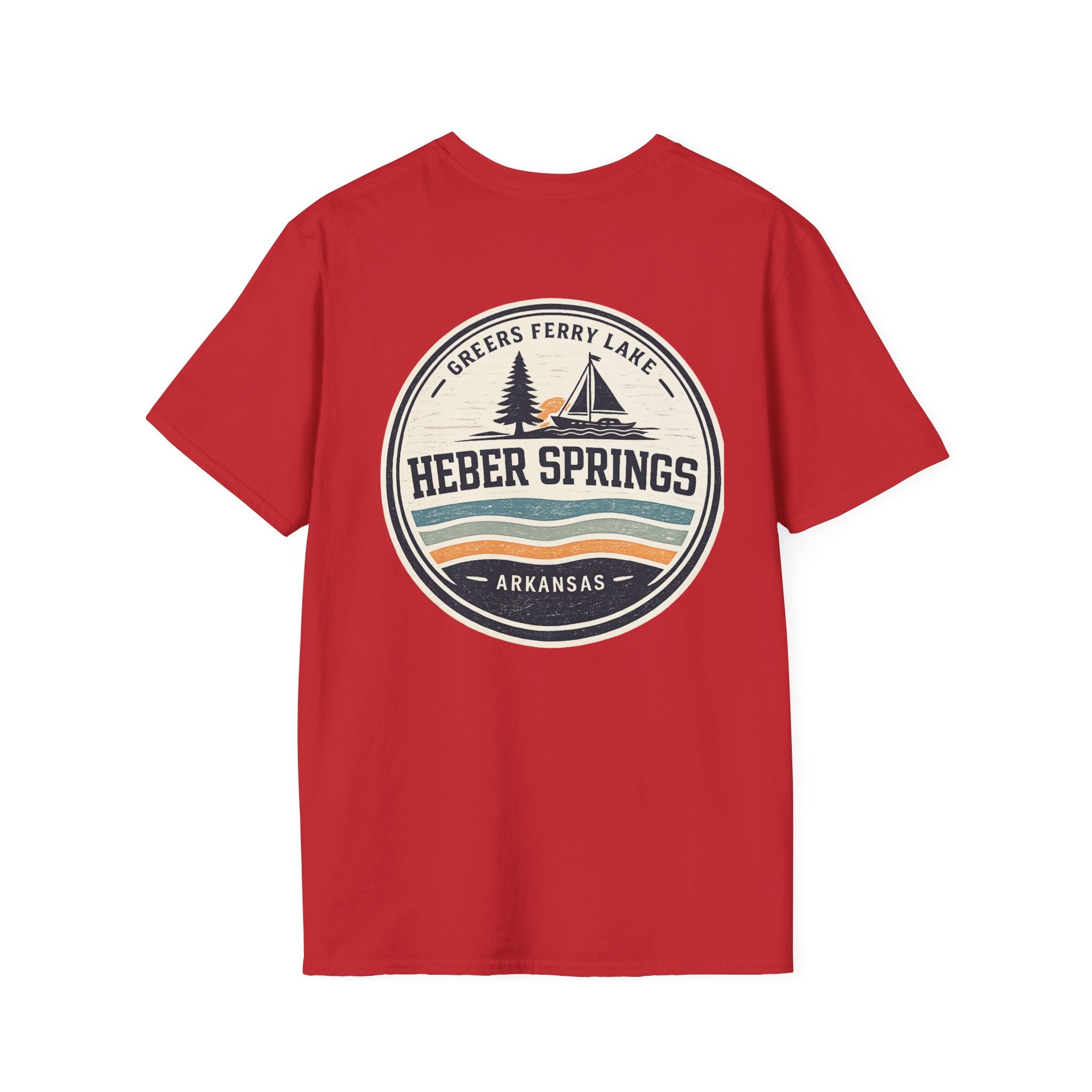 Heber Springs Vintage Mountain Badge T-Shirt
