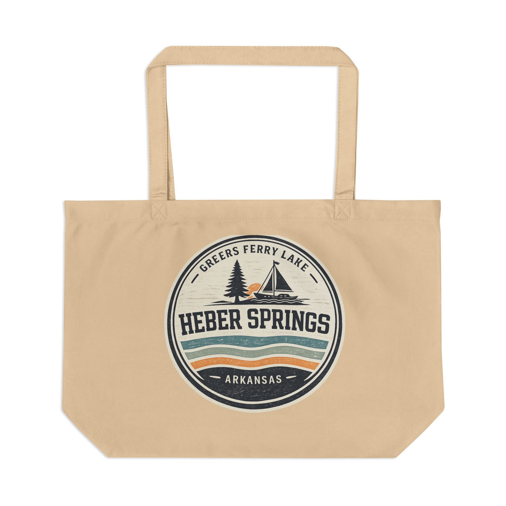Heber Springs Arkansas Vintage Palm Beach Tote
