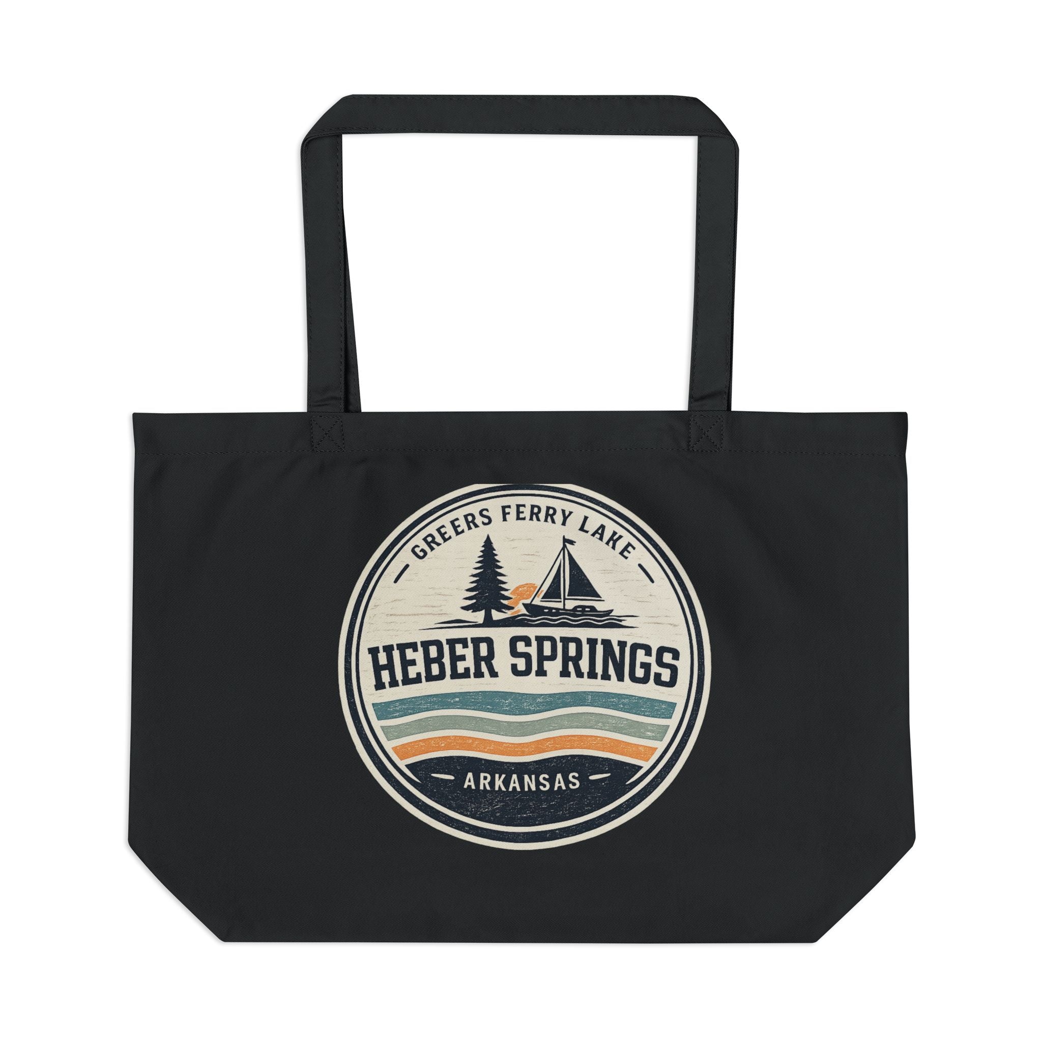Heber Springs Arkansas Vintage Palm Beach Tote