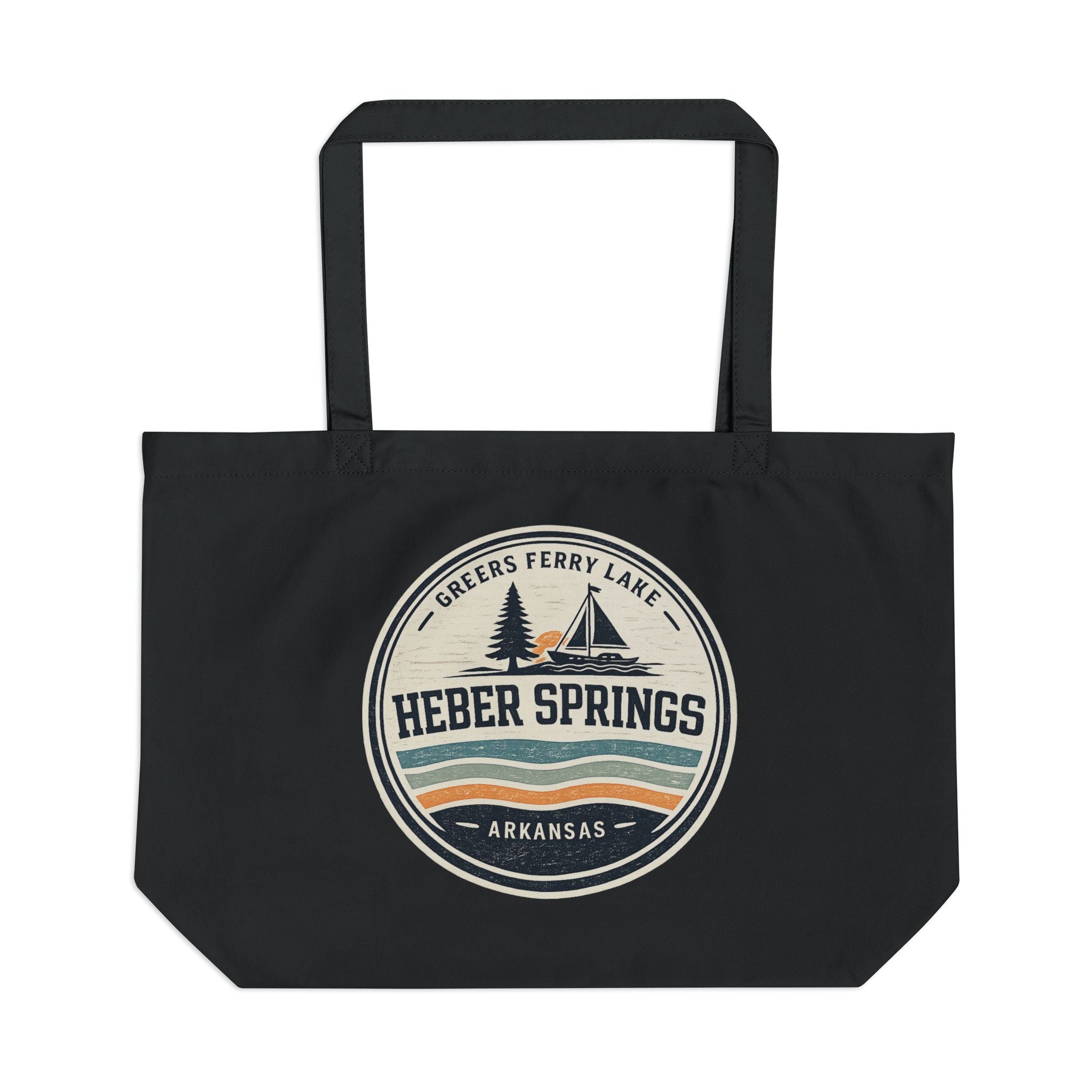 Heber Springs Arkansas Vintage Palm Beach Tote